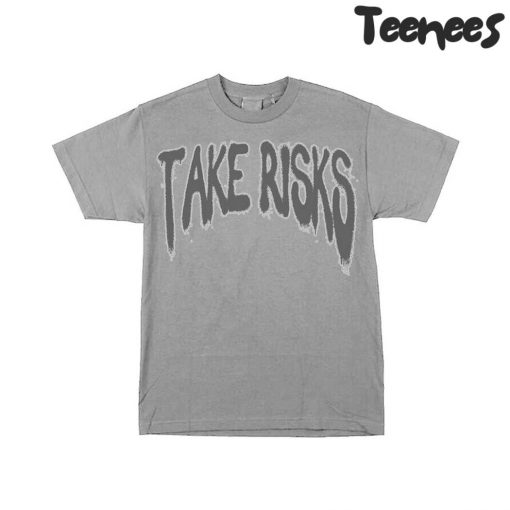 Take Risks Spray Grey Tee