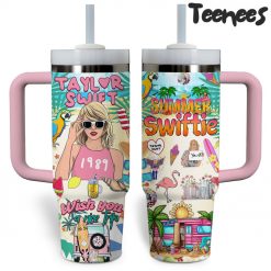 Taylor Swift Summer Swiftie Stanley Tumbler