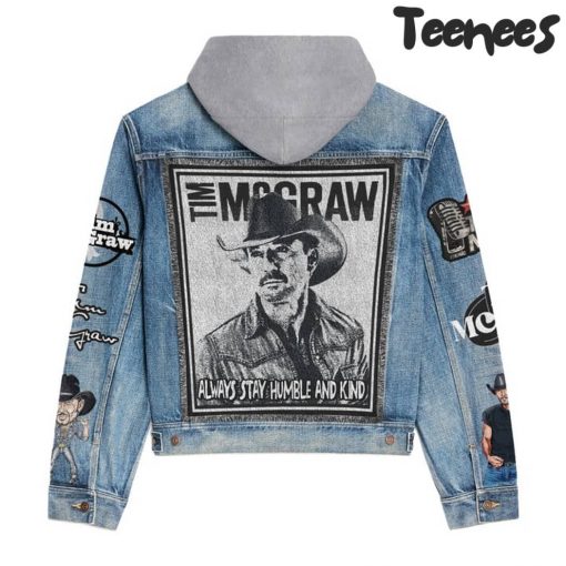 Tim McGraw Hooded Denim Jacket