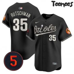 Baltimore Orioles Halloween Black Baseball Jersey