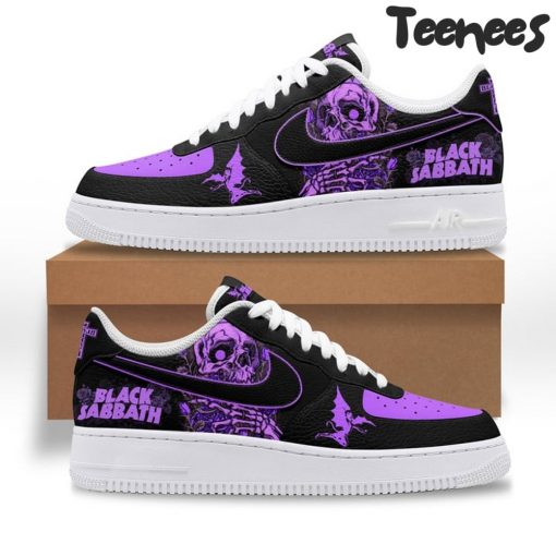 Black Sabbath Purple Air Force 1 Shoes