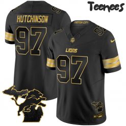 Detroit Lions x Michigan Black Gold Jersey