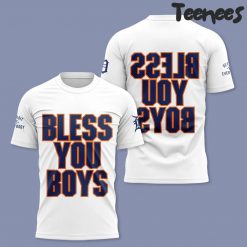 Detroit Tigers Bless You Boys White T-Shirt