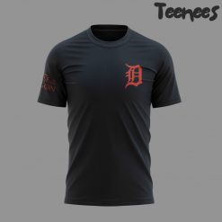 Detroit Tigers x House of the Dragon Targaryen Black TShirt