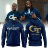 Georgia Tech Football Grey Hoodie Pants Cap