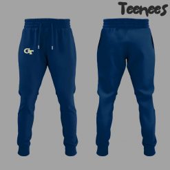 Georgia Tech Football Navy Hoodie Pants Cap