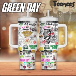 Green Day Band Stanley Tumbler