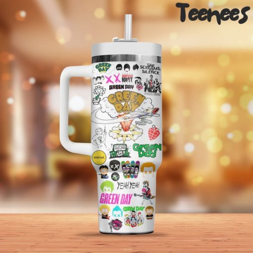 Green Day Band Stanley Tumbler