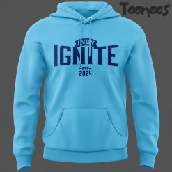 Indy Ignite Pro Volleyball 2024 Blue Hoodie