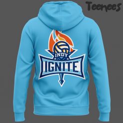 Indy Ignite Pro Volleyball 2024 Blue Hoodie