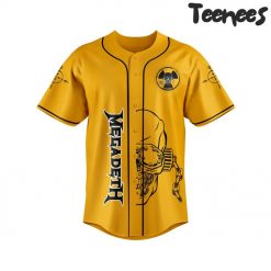 Megadeth Gold Baseball Jersey