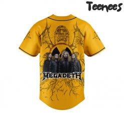 Megadeth Gold Baseball Jersey