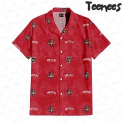 NHL Florida Panthers Jungle Roar Hawaiian Shirt