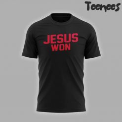 Ohio State Jesus Won Black Tee