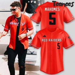 Patrick Mahomes Texas Tech Red Raiders Baseball Jersey