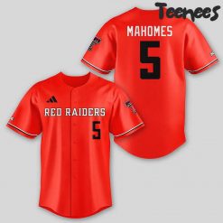 Patrick Mahomes Texas Tech Red Raiders Baseball Jersey