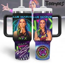 Tegan Nox Blue Marve Stanley Tumbler