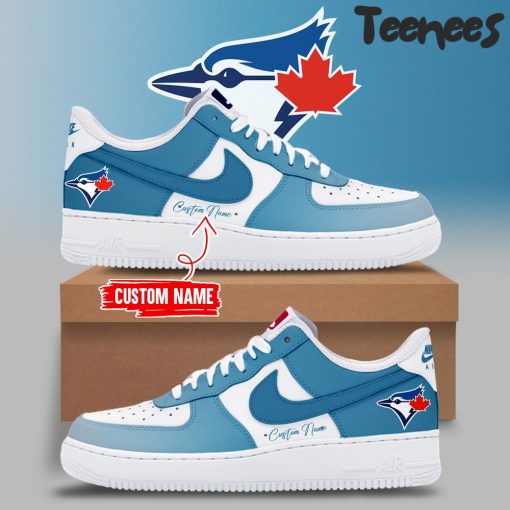 Toronto Blue Jays Personalized Air Force 1 Shoes