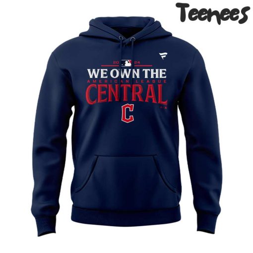 Cleveland Guardians 2024 AL Central Division Champions Hoodie Pants Cap