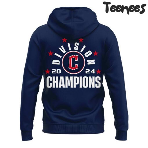 Cleveland Guardians 2024 AL Central Division Champions Hoodie Pants Cap