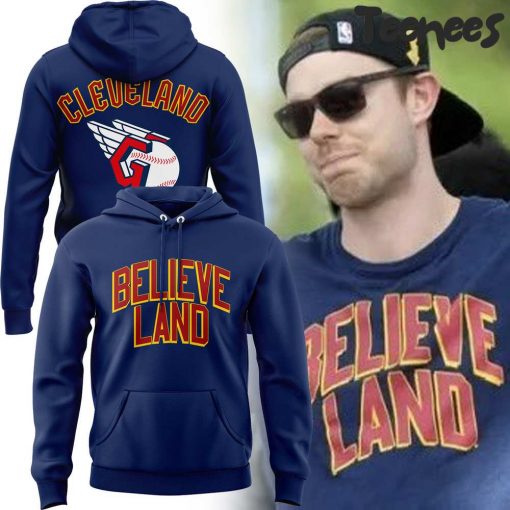 Cleveland Guardians Believe Land Hoodie