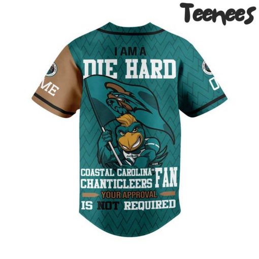 Coastal Carolina Chanticleers Baseball Jersey