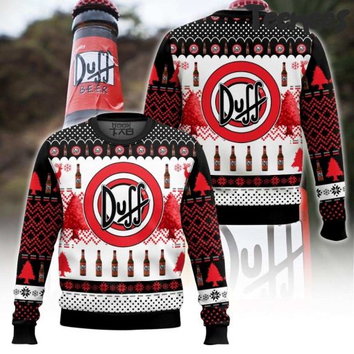 Duff Beer Ugly Christmas Sweater