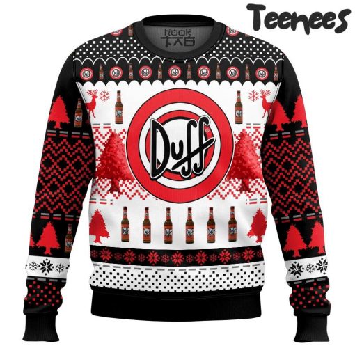 Duff Beer Ugly Christmas Sweater