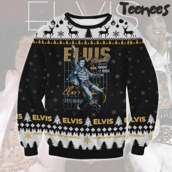 Elvis Presley King Ugly Christmas Sweater