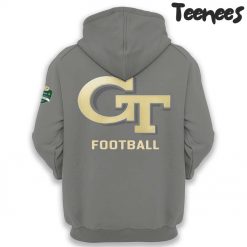 Georgia Tech Football Grey Hoodie Pants Cap