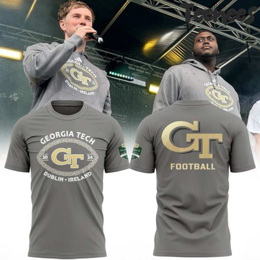 Georgia Tech Football Grey Tee