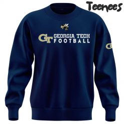 Georgia Tech Football Navy Sweatshirt