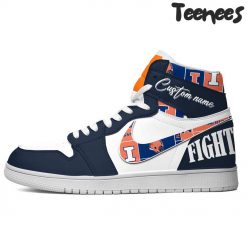 Illini Illinois Fighting Illini Basketball Air Jordan 1 Shoes