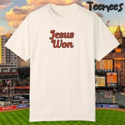 Jesus Won Beige Tee