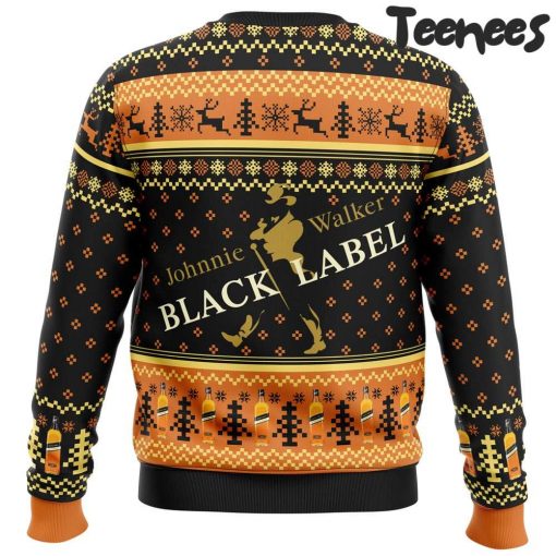 Johnnie Walker Black Label Ugly Christmas Sweater