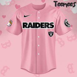 Las Vegas Raiders Hello Kitty Pink Jersey