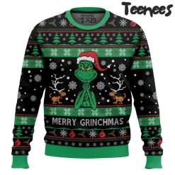 Merry Grinchmas Ugly Sweater Ugly Christmas Sweater