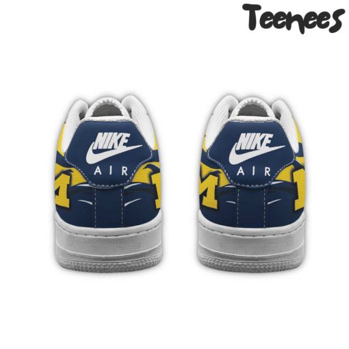 Michigan Wolverines NCAA Air Force 1 Shoes