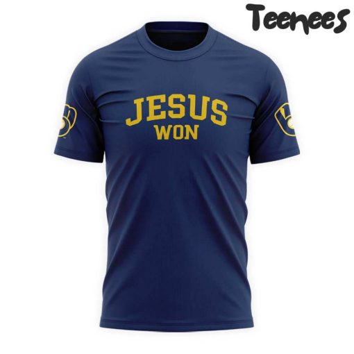 Milwaukee Brewers Jesus Won Tee