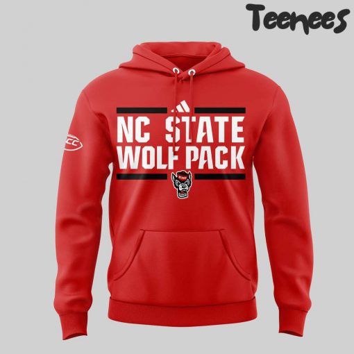 NC State Wolfpack Football Red Hoodie Pants Cap