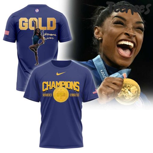 Simone Biles USA Gymnastics Olympic Games Paris 2024 T-Shirt