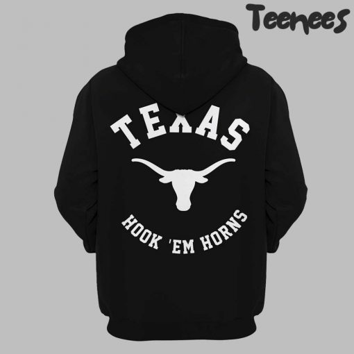 Texas Longhorns Hook em Horns Black Hoodie Pants Cap