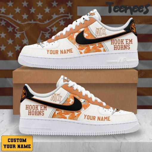 Texas Longhorns Hook’em Horns Air Force 1 Shoes