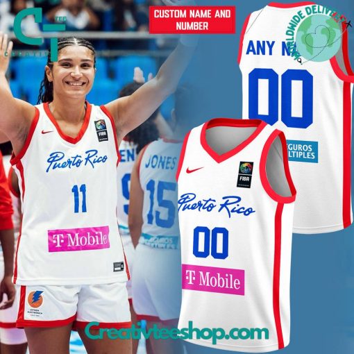 Puerto Rico FIBA CentroBasket Women’s Championship 2024 White Jersey